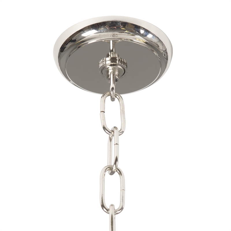 Yosemite Home Decor Shooting Star 5 Lights Mini Chandelier in Nickel Plated