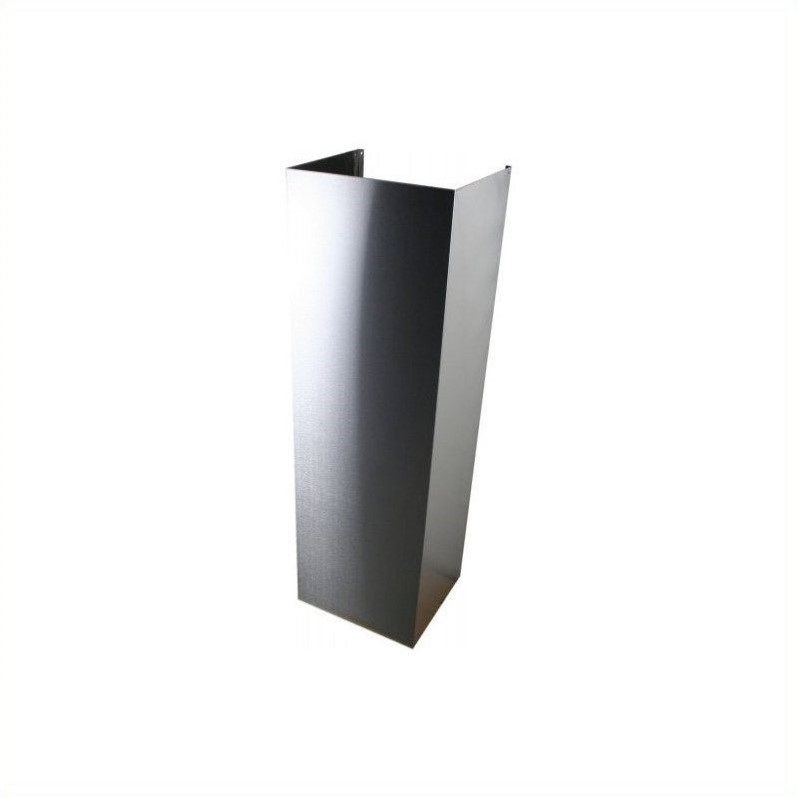 Yosemite MDC38CR Flue-Extension for Contemporary Series Hoods in Stainless Steel