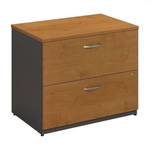 series c 36w 2dwr lateral file natural cherry - engineered wood