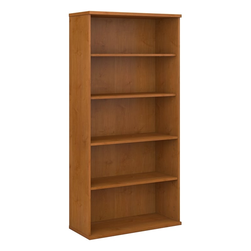 Series C 36W 5 Shelf Bookcase in Natural Cherry - Engineered Wood