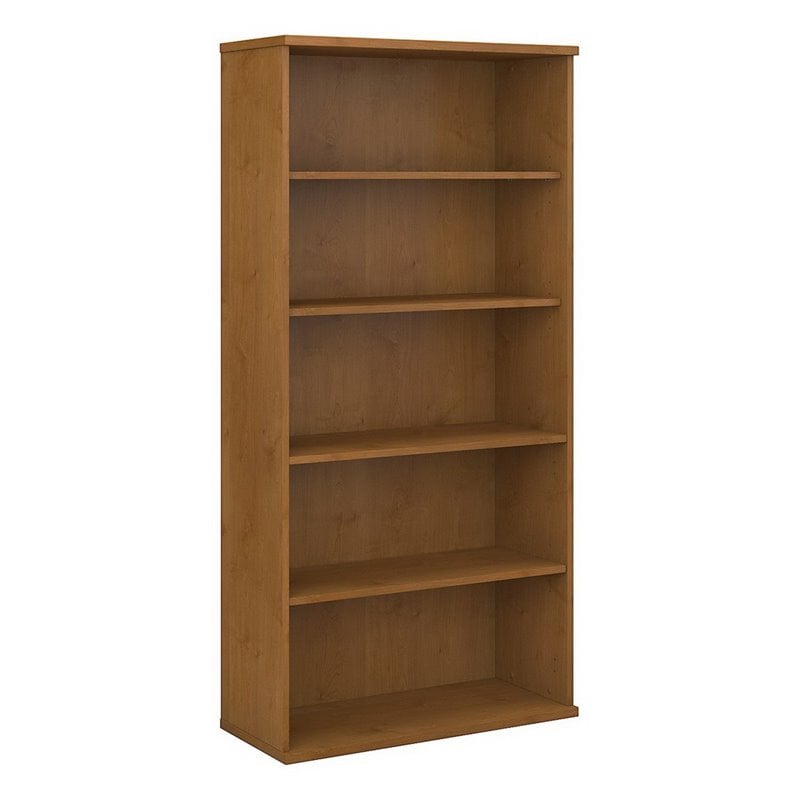 Series C 36W 5 Shelf Bookcase in Natural Cherry - Engineered Wood