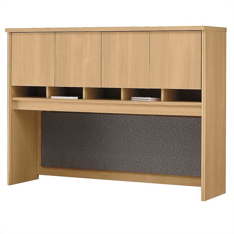 Bush Business Furniture Series C Collection 60W Hutch in Light Oak WC60362K