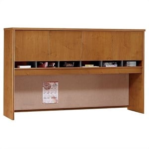 Bush Business Furniture Series C 72W 4-Door Hutch in Natural Cherry