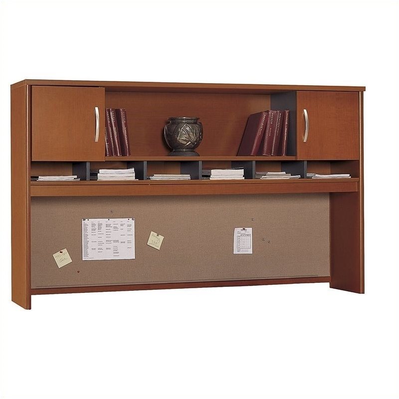 Bush Business Furniture Series C Collection 72W 2 Door Hutch in Auburn