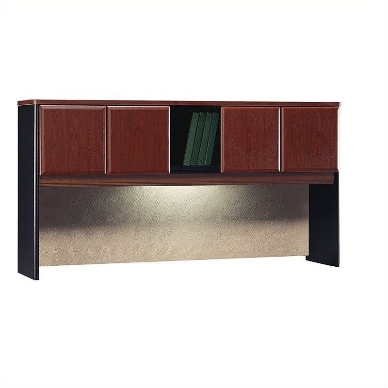 Bush Business Furniture Series A Collection 72W Hutch in Hansen Cherry