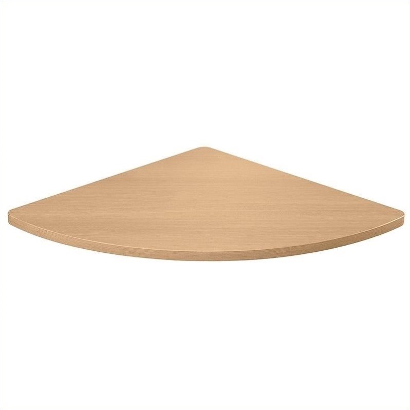 Bush Business Furniture Series A 27W Corner Connector in Light Oak