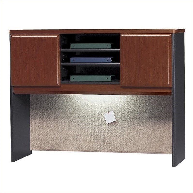Bush Business Furniture Series A Collection 48W Hutch in Hansen Cherry
