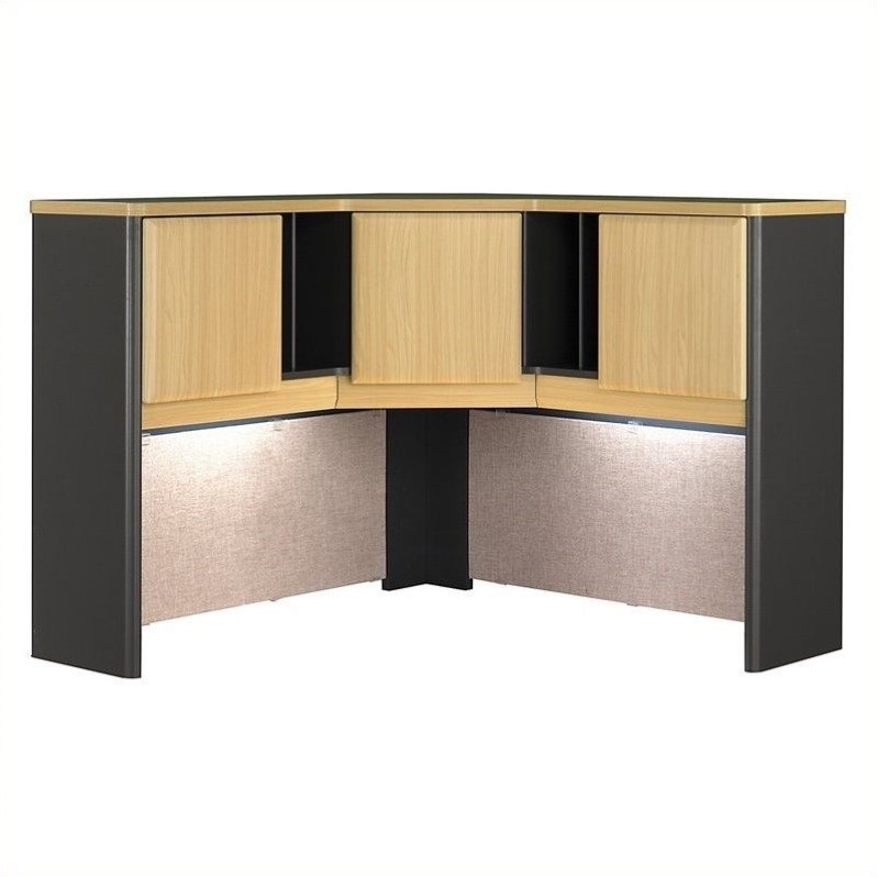 Bush Business Series A 48 Corner Hutch In Beech