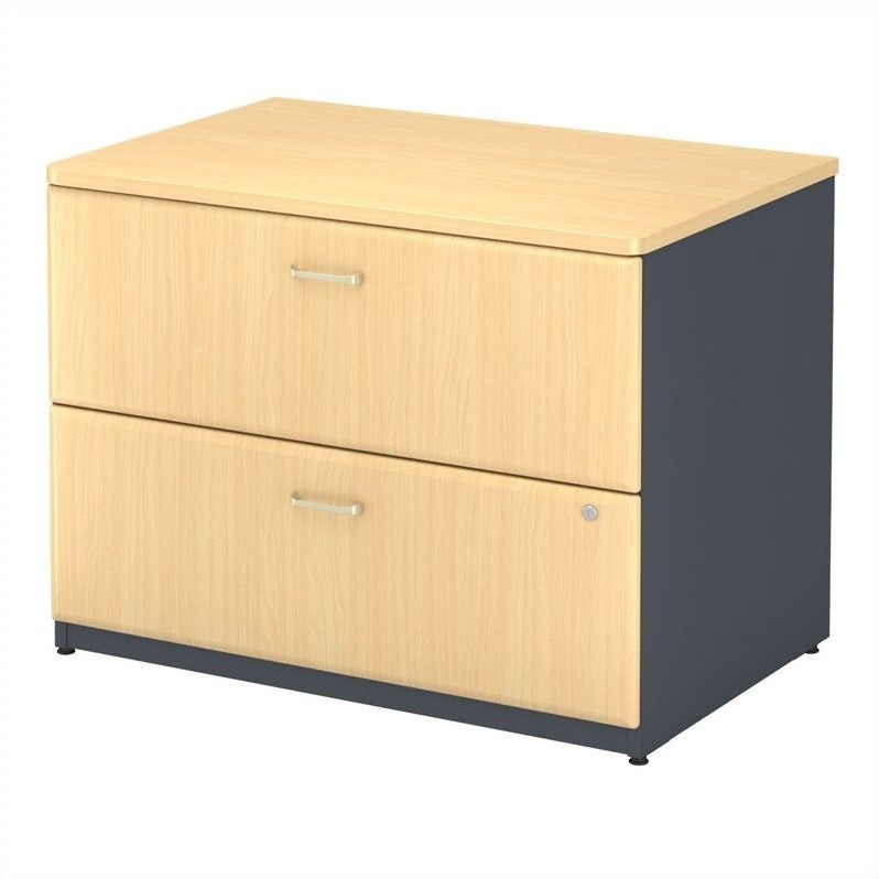 Bush Business Furniture Series A 36W 2Dwr Lateral File In Beech - WC14354P