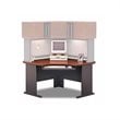 Bush Business Furniture Series A Hansen Cherry Corner Desk Suite