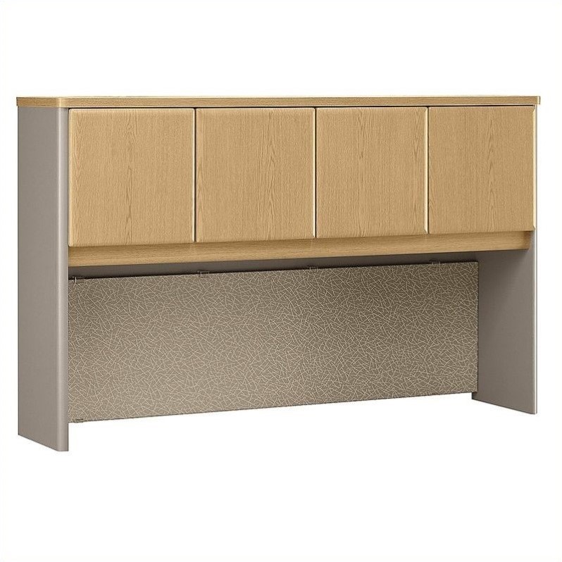 Bush Business Furniture Series A 60W Hutch in Light Oak WC64361P