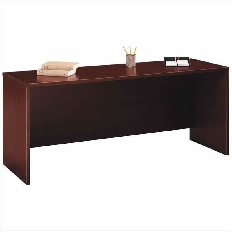 Bush Business Series C Standard Wood Desk Suite With Hutch In