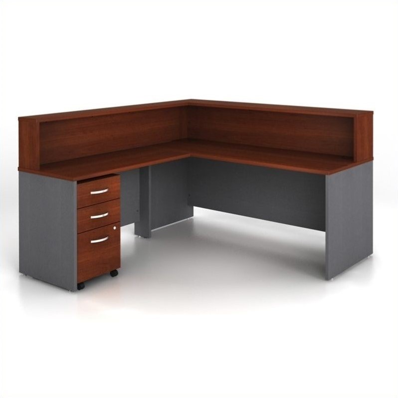 Regency Onedesk 2 Piece L Shape Reception Desk Suite For Sale