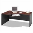 Bush Business Furniture Series C L Desk with Lateral File Cabinet