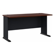 Series A 60W Office Desk in Hansen Cherry and Galaxy - Engineered Wood