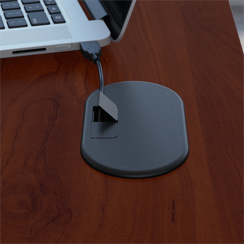 Bush Business Series A 48w Corner Desk In Hansen Cherry And Galaxy