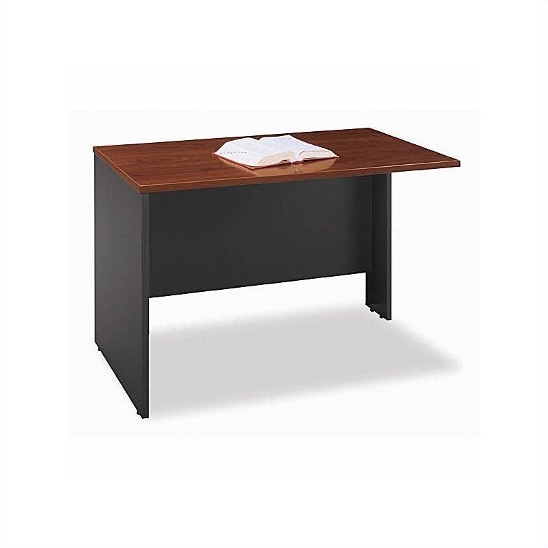 Bush Business Furniture Series C Right-Hand Bow-Front Desk with Return