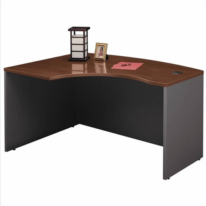 Bush Business Furniture Series C 4 Piece Set U-Shape Desk in Hansen Cherry