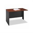 Bush Business Furniture Series C 4-Piece U-Shape Bow-Front Desk in Hansen Cherry