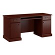 Arlington Computer Desk with Storage and Keyboard Tray in Harvest Cherry