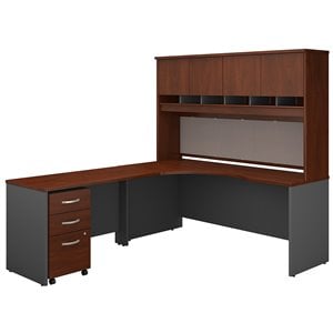 Bush Business Furniture Series C 72W LH Corner Desk With 48W Return and Storage