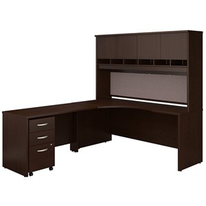 bush business furniture series c 72w lh corner desk with 48w return and storage