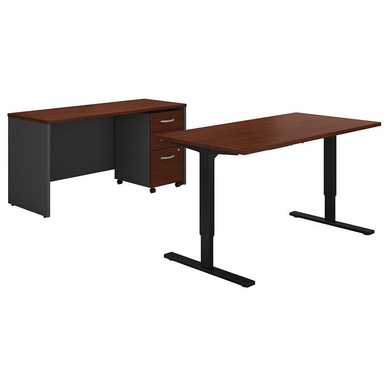 Bush Business Furniture Series C 60"W Height Adjustable Standing Desk