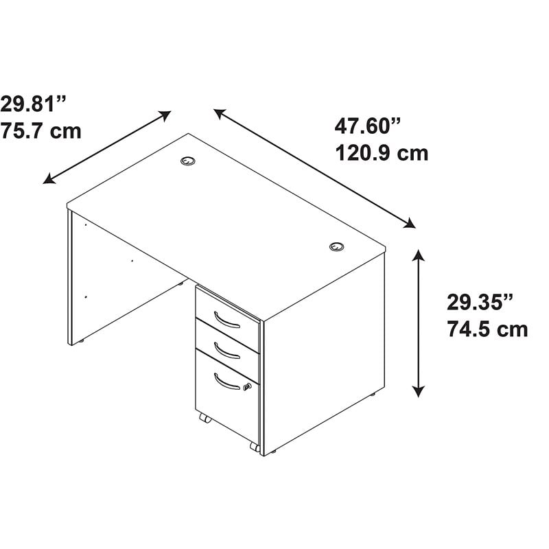 Bush Business Furniture Series C Elite 48