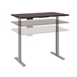 Move 60 Series 48W x 24D Adjustable Desk in Mocha Cherry - Engineered Wood