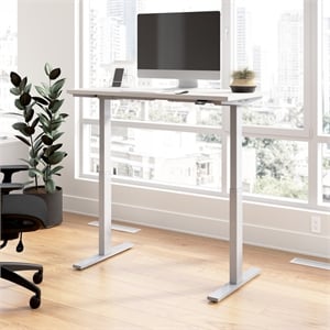 Move 60 Series 48W Adjustable Standing Desk in White - Engineered Wood