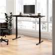 Move 60 Series 60W Adjustable Standing Desk in Mocha Cherry - Engineered Wood