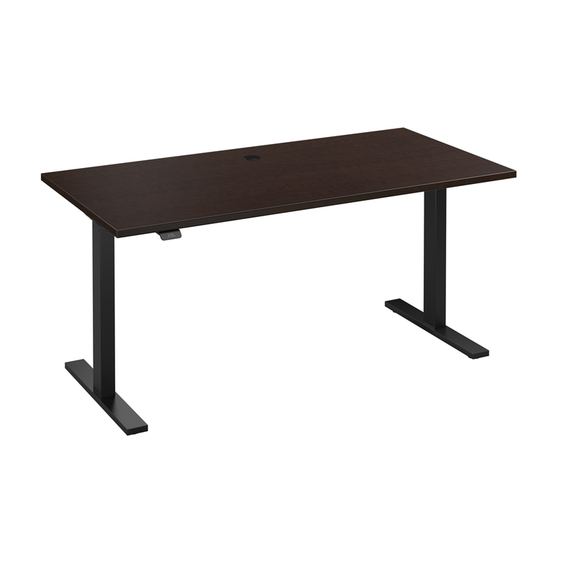 Move 60 Series 60W Adjustable Standing Desk in Mocha Cherry - Engineered Wood