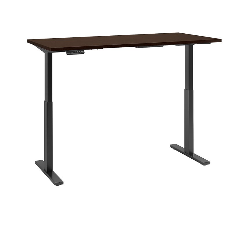 Move 60 Series 60W x 30D Adjustable Desk in Mocha Cherry - Engineered Wood