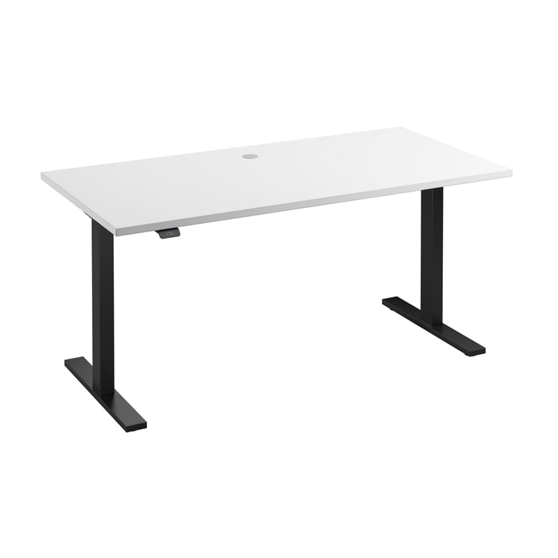 Move 60 Series 60W Adjustable Standing Desk in White - Engineered Wood
