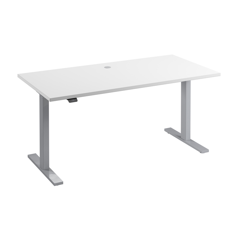 Move 60 Series 60W Adjustable Standing Desk in White - Engineered Wood
