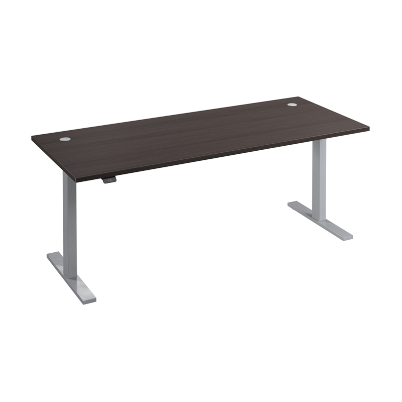 Move 60 Series 72W Adjustable Standing Desk in Storm Gray - Engineered Wood