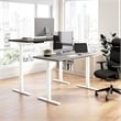 Move 60 Series 72W Adjustable Standing Desk in Storm Gray - Engineered Wood