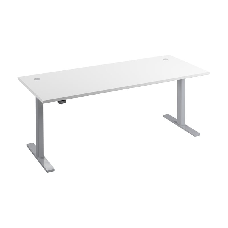 Move 60 Series 72W Adjustable Standing Desk in White - Engineered Wood