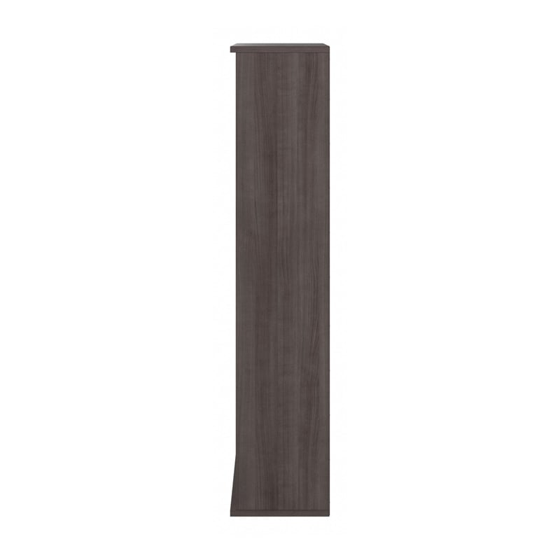 Studio C 5 Shelf Bookcase in Storm Gray - Engineered Wood