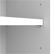 Studio C 5 Shelf Bookcase in White - Engineered Wood