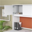 Studio C 72W 4 Door Hutch in White - Engineered Wood