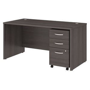 Bush Business Furniture Studio C 60W X 30D Desk With 3 Drawer Mobile Pedestal