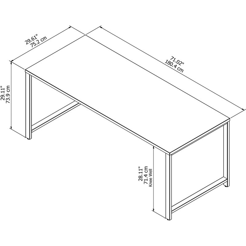 Bush Business Furniture 400 Series 72