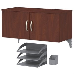 Bush Business Furniture Office In An Hour Storage Hutch With Accessories