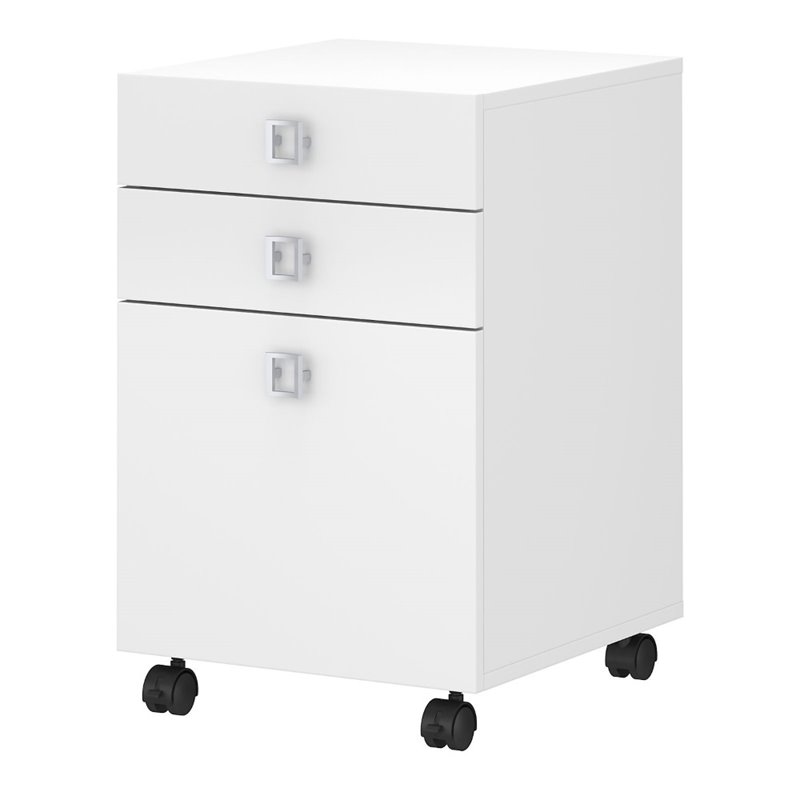 Echo 3 Drawer Mobile File Cabinet In, Mobile File Cabinets