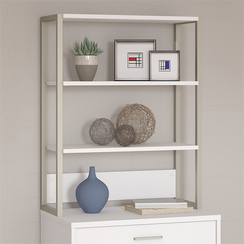 Method Bookcase Hutch in White - Engineered Wood