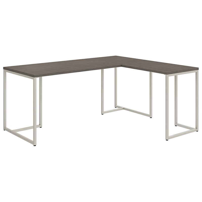 B Method By Kathy Ireland 72 L Shaped Desk With 30 Return Mth017co B Method By Kathy Ireland 72