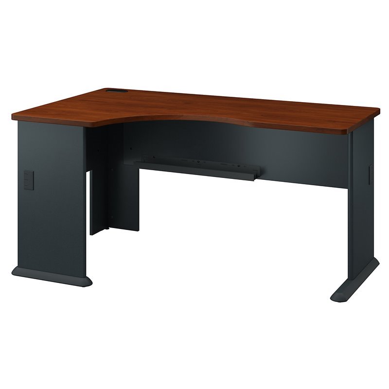 Bush Business Series A Left Corner Desk In Hansen Cherry Wc94462 Bush Business Series A Left Corner Desk In Hansen Cherry