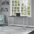 Bush Business Furniture 400 Series 48W x 24D Table Desk in Storm Gray