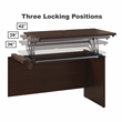 Series C 42W x 24D 3 Position Sit to Stand Return in Mocha Cherry